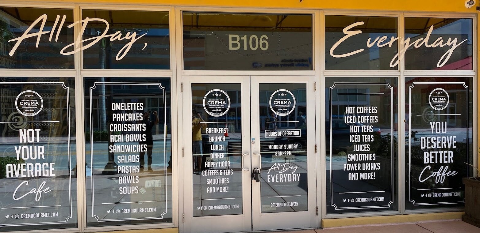 Full Color Logo Sign Decal Your Company Logo Vinyl Etsy