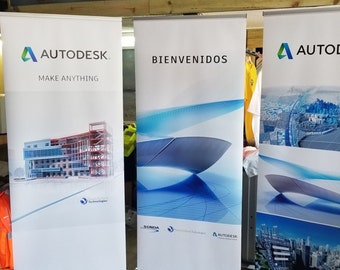 Retractable Banner Stand, Deluxe Roll Up Stand, Print Banner Stand, Printing Service, Custom Banner Stand, Print Sign, Print Shop poster