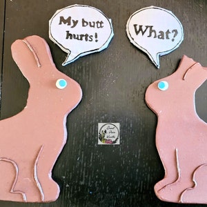 Chocolate Easter Bunny Attachment Decor