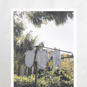 ベビー服のグリーティングカード