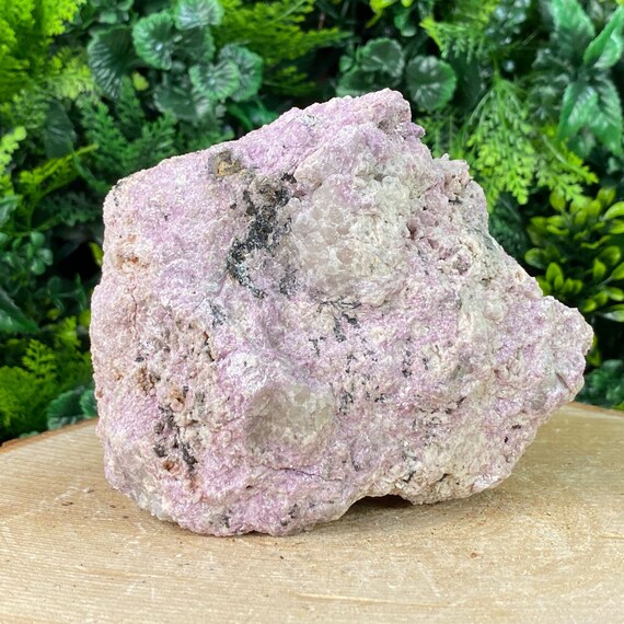 12 5cm 1 14kg Purple Pink Lepidolite Crystal Stone Mineral Etsy