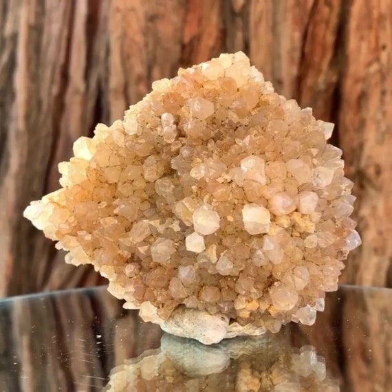 9 5cm 210g Yellow Orange Hematite Quartz Crystal Stone Rock Etsy