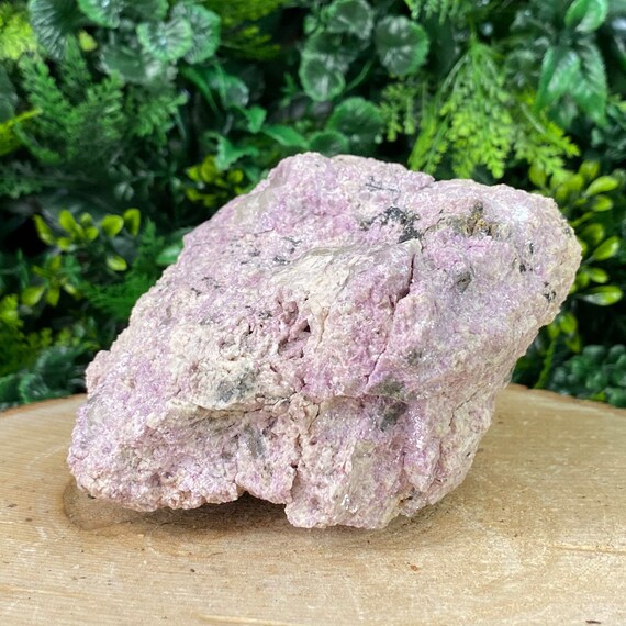 12 5cm 1 14kg Purple Pink Lepidolite Crystal Stone Mineral Etsy