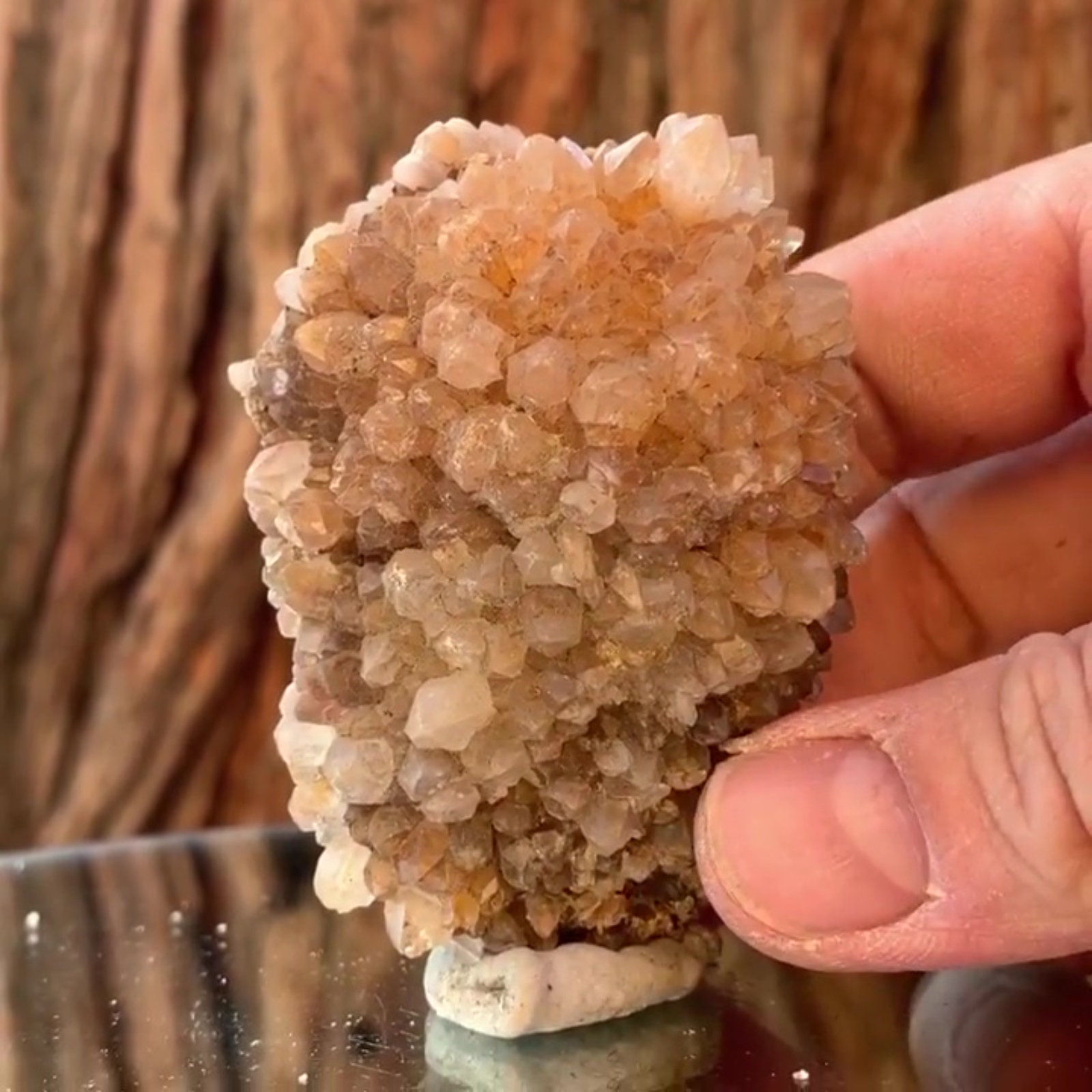 7 5cm 105g Yellow Orange Hematite Quartz Crystal Stone Rock Etsy