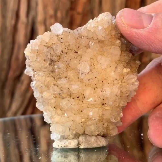 6cm 85g Yellow Orange Hematite Quartz Crystal Stone Rock Etsy