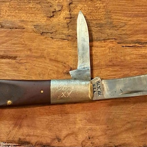 068. Vintage 1970 Case XX Barlow-kniv | 10-punkts tångstämpel modell 62009 1/2 | Autentisk amerikansk fickkniv | Sällsynt samlarkniv med slipjoint