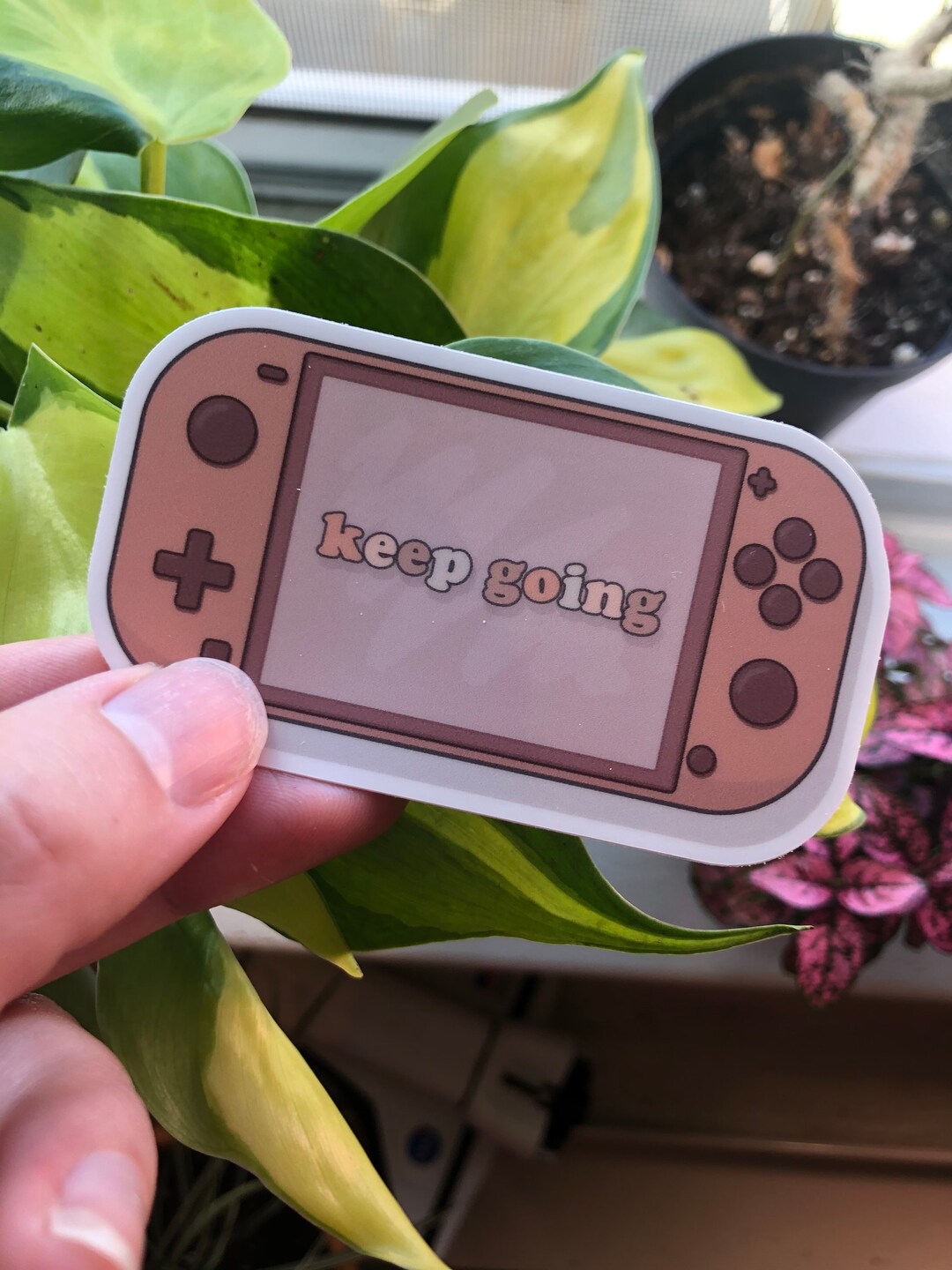 Keep Going Nintendo Switch Sticker | Aesthetic Hydro Flask Sticker ...