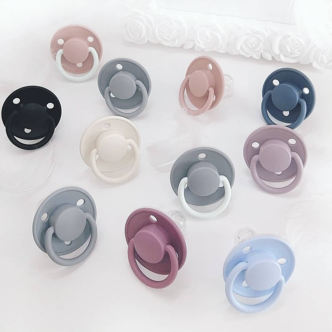 BiBS De LUX Pacifier BiBS Colors Dummy Soother Binky Etsy