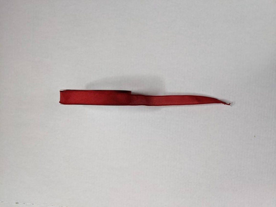 Red Ribbon, 7/8 Inch Ribbon, Independence Day Decor, Christmas Ribbon ...