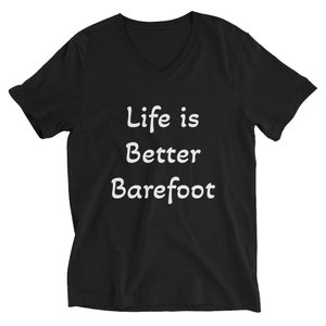 Unisex Short Sleeve V-Neck T-Shirt
