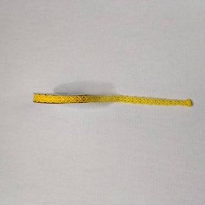 Yellow ribbon, 5/8 inch ribbon, open weave ribbon, Bee decoration, sunflower decor