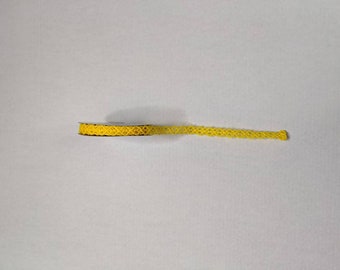 Yellow ribbon, 5/8 inch ribbon, open weave ribbon, Bee decoration, sunflower decor