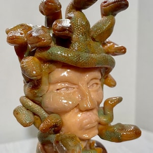 Medusa sculpture,one of a kind Art by Lee Tunnell