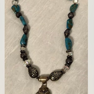 Vintage Pendant on Necklace, scroll through Pictures, Necklace Part is One of a Kind.