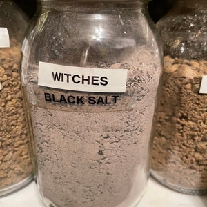 Witches Black Salt I Make Myself