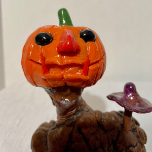 Pumpkin mushroom 1 of a kind , Art By Lee Tunnell