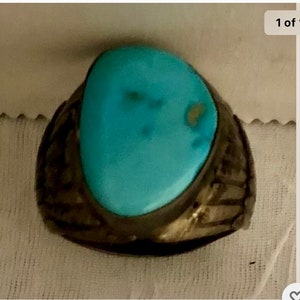 Vintage MENS Turquoise Rings