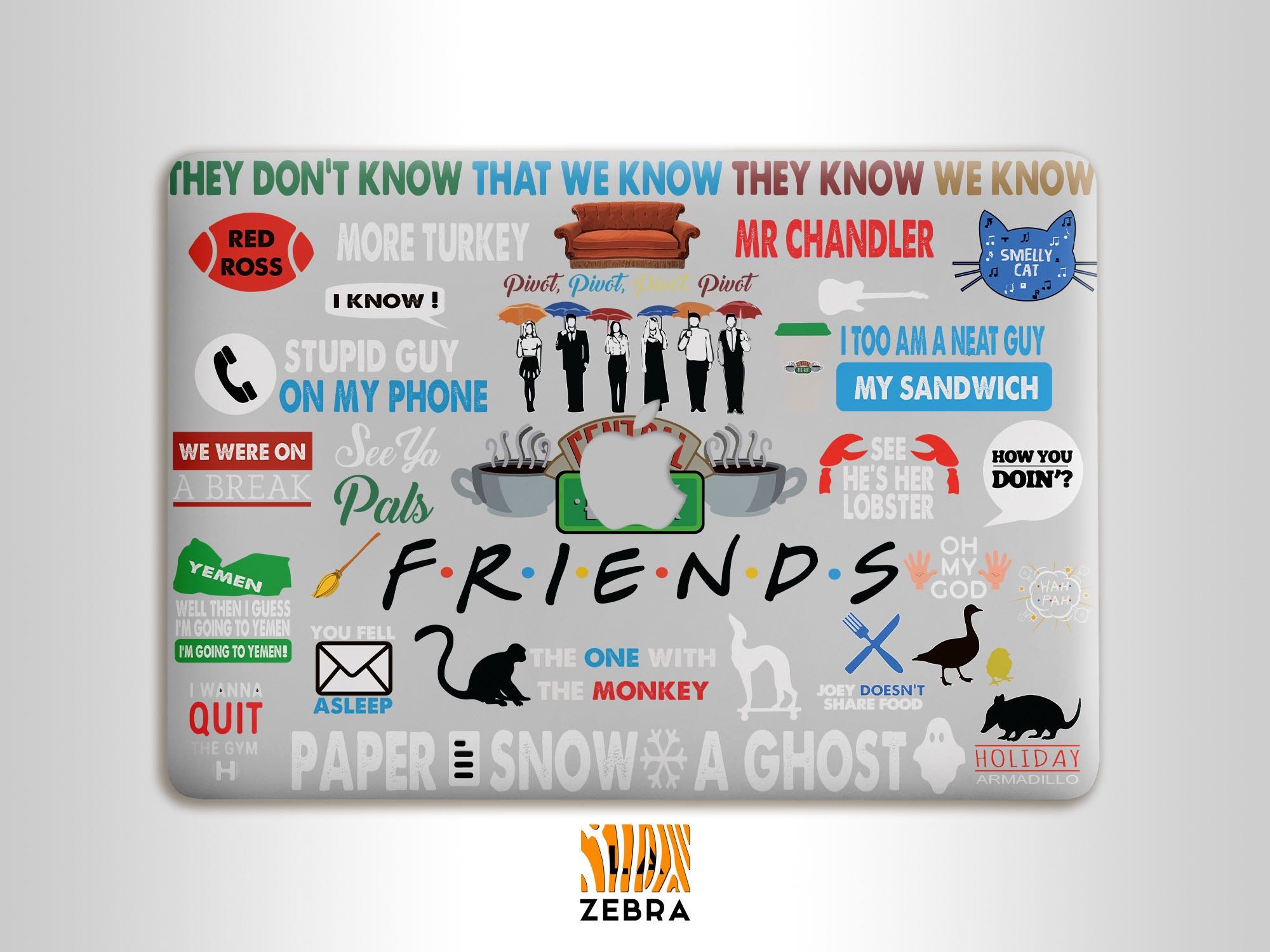 friends macbook case