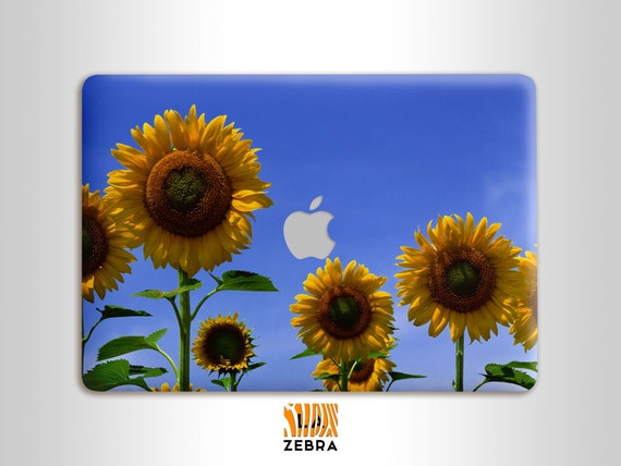 sunflower macbook case