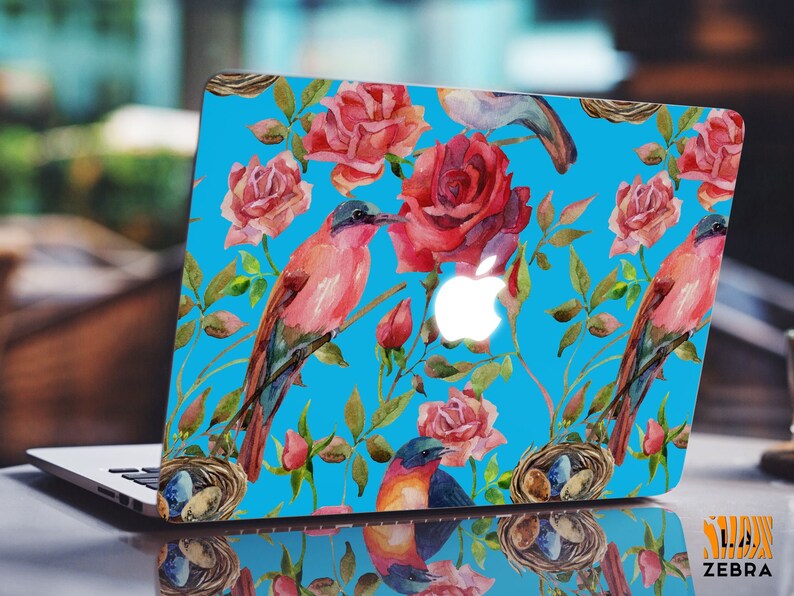 Fashion Designers Macbook 12 case Flowers and Birds Macbook 12 Floral Macbook Pro Retina 13 Case Mac Air 11 13 Case Macbook Pro 2017 Case