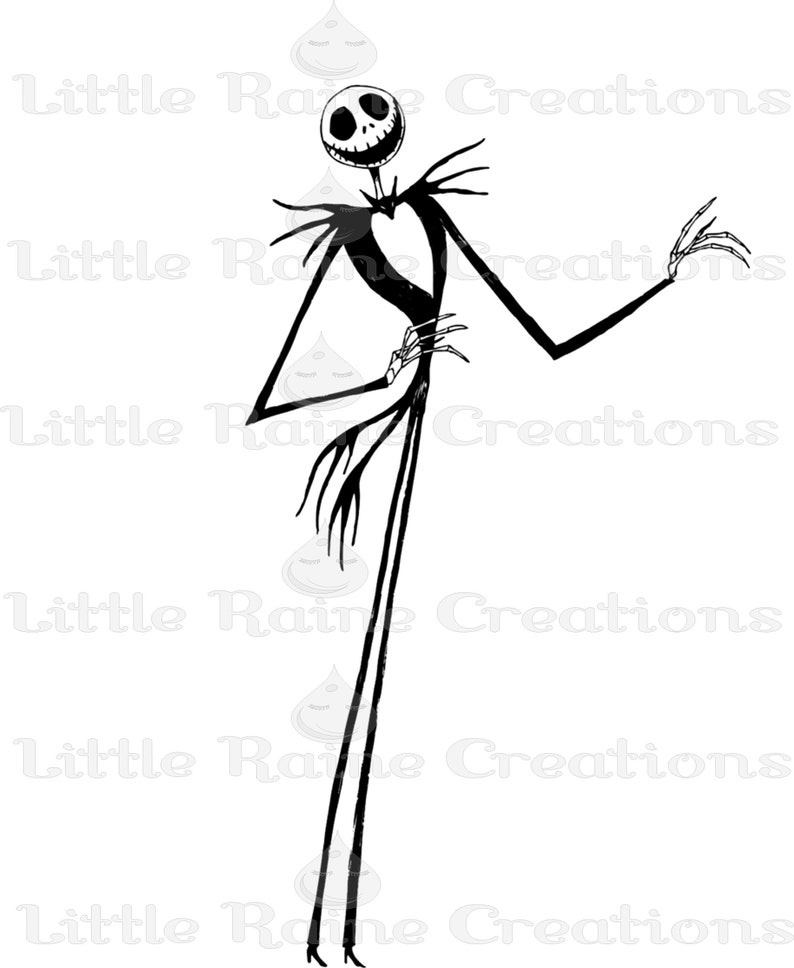 The Pumpkin King Jack Skellington svg png jpeg | Etsy