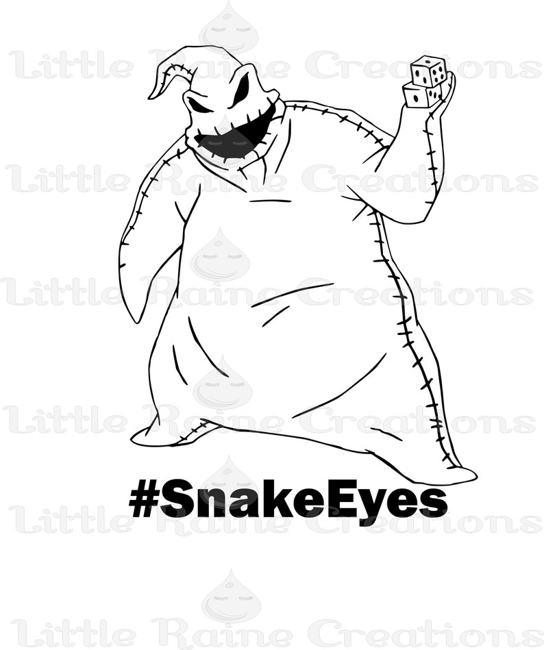 oogie boogie dice svg layered svg cut file