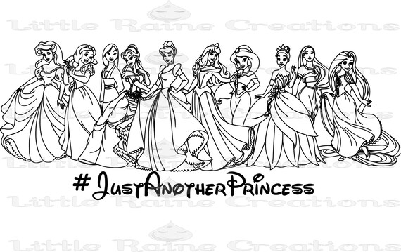 Download Just Another Princess Svg Jpeg Png Great For Car Decals Room Wall Decor Invitations Banner Printouts