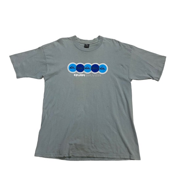 Quiksilver, Vintage 90s quiksilver box logo tee size XL