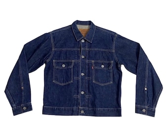Vintage LEVI'S 507 Type 2 II Selvedge Denim Trucker Jacket Size 38 Vintage LEVI'S 507 Type 2 II Selvedge Denim Trucker Jacket Size 38