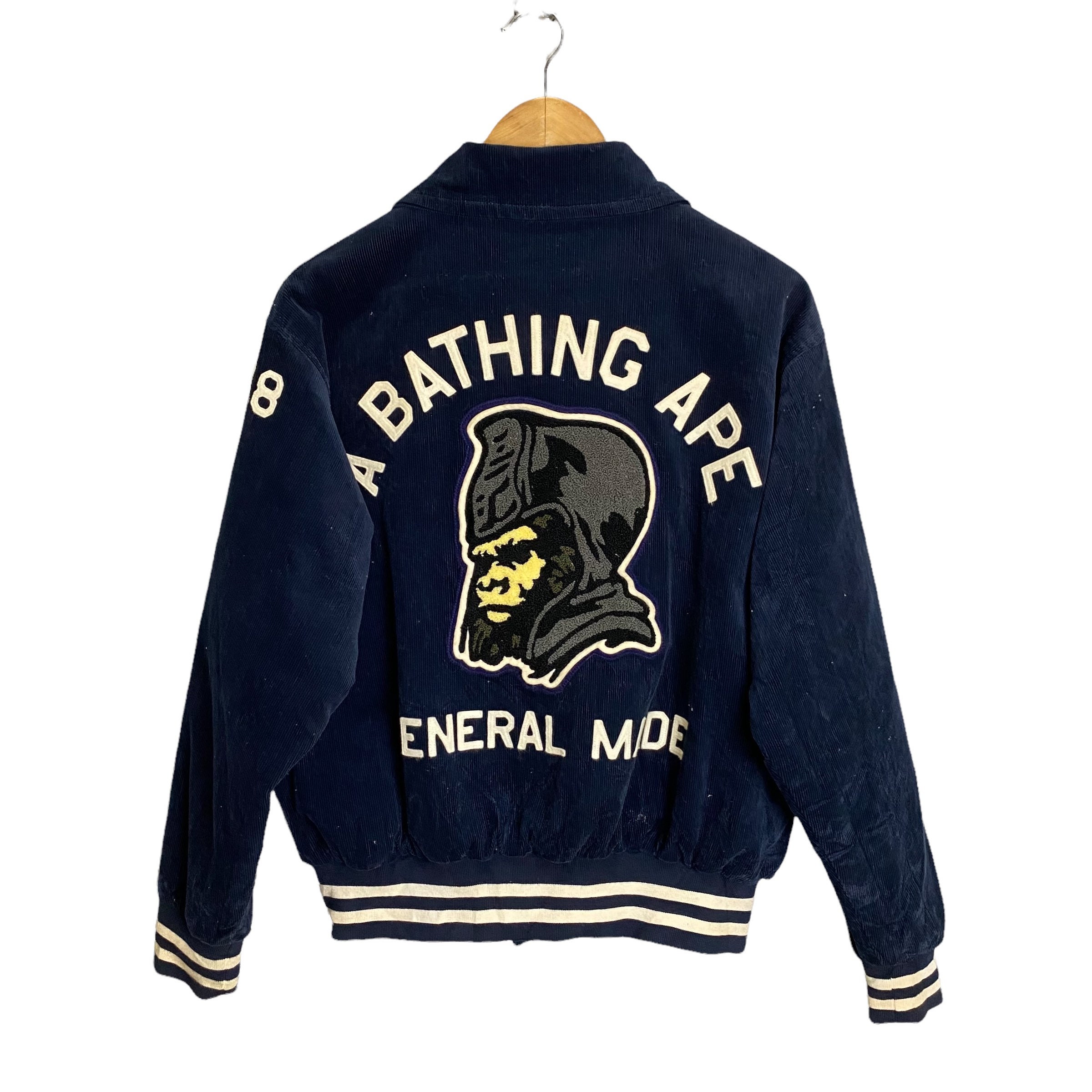 BAPE A Bathing Ape Varsity Jacket Brown Men's - FW21 - US