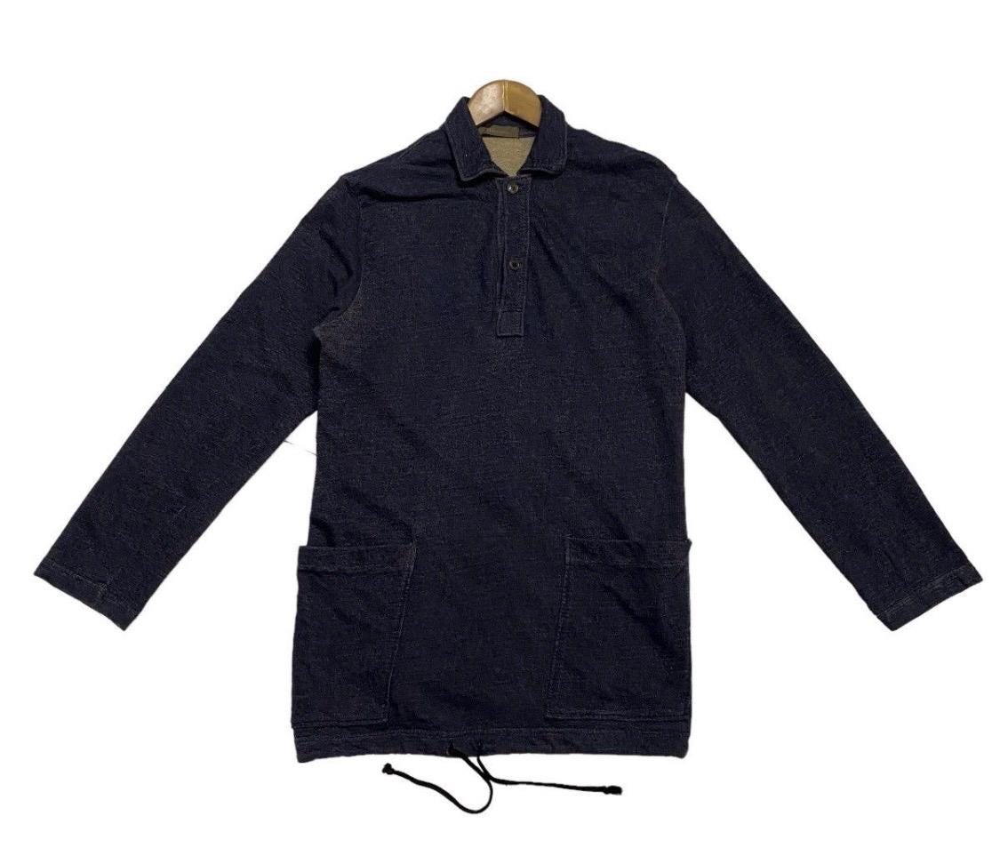 Vintage 90s Y's for Men by Yohji Yamamoto Pullover Half Button