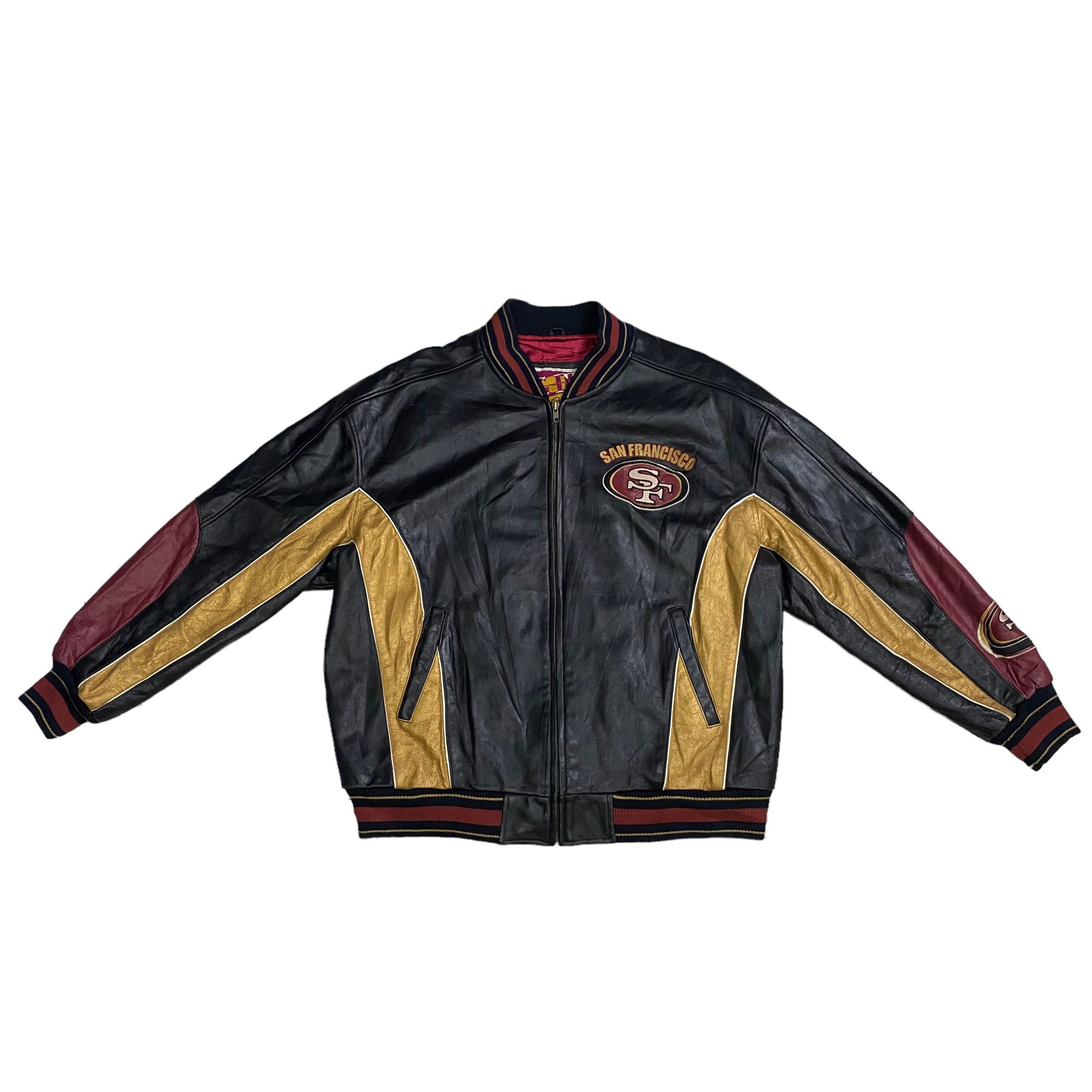 San francisco 49ers leather jacket - Etsy 日本
