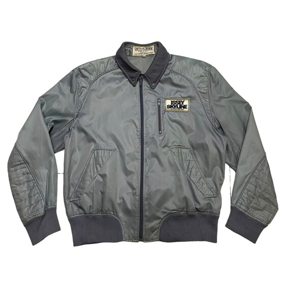 RARE Vintage 80s Issey Miyake Skyline Racing Bomber Jacket