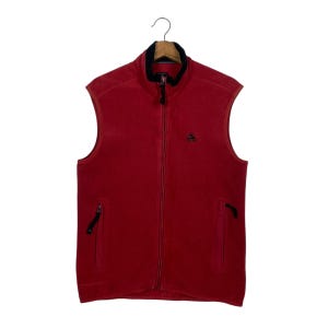 Vintage Nike ACG therma fit fleece vest red colour size S manual