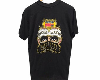 Vintage Michael Jackson T-shirt Large Michael Jackson Dangerous
