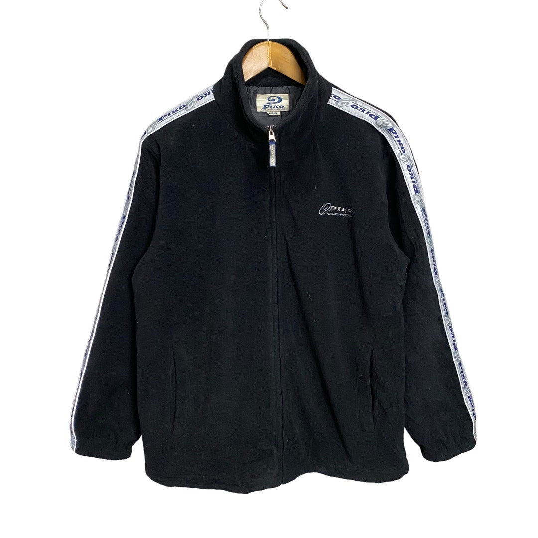 80s 90s vintage piko wool zip jacket