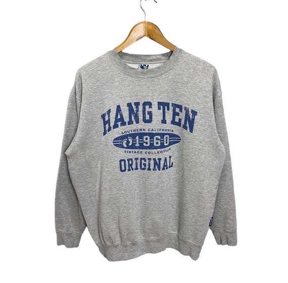 Hang Ten Vintage Big Logo Sweatshirt Size L - Etsy