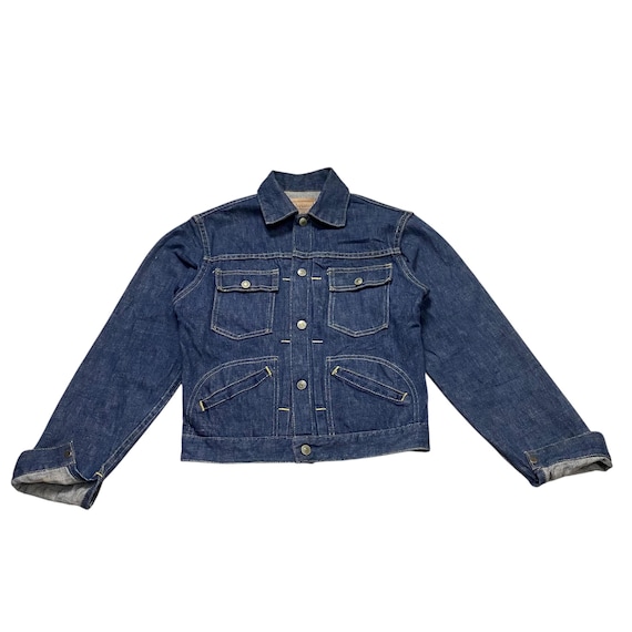 JCPenney, Vintage 50s Jc Penney selvedge denim trucker jacket Size S