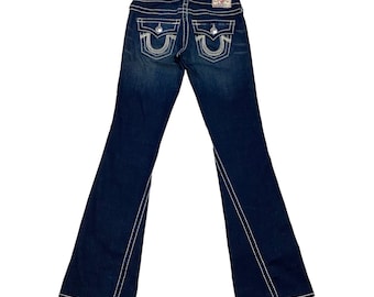 USA TRUE RELIGION デニム ヴィンテージ インディゴ joey True Religion Brand JOEY Jeans Sz 30 Made in the USA - Etsy