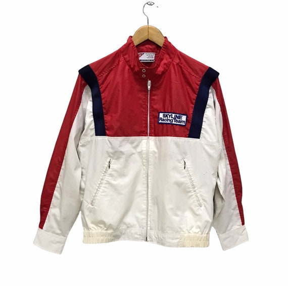 Vintage Nissan Skyline Racing light zipper jacket by … - Gem