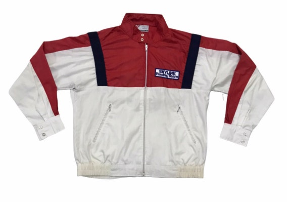 Vintage Nissan Skyline Racing light zipper jacket by … - Gem