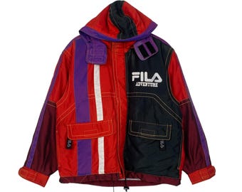 Fila hoodiejacka storlek M flerfärgad