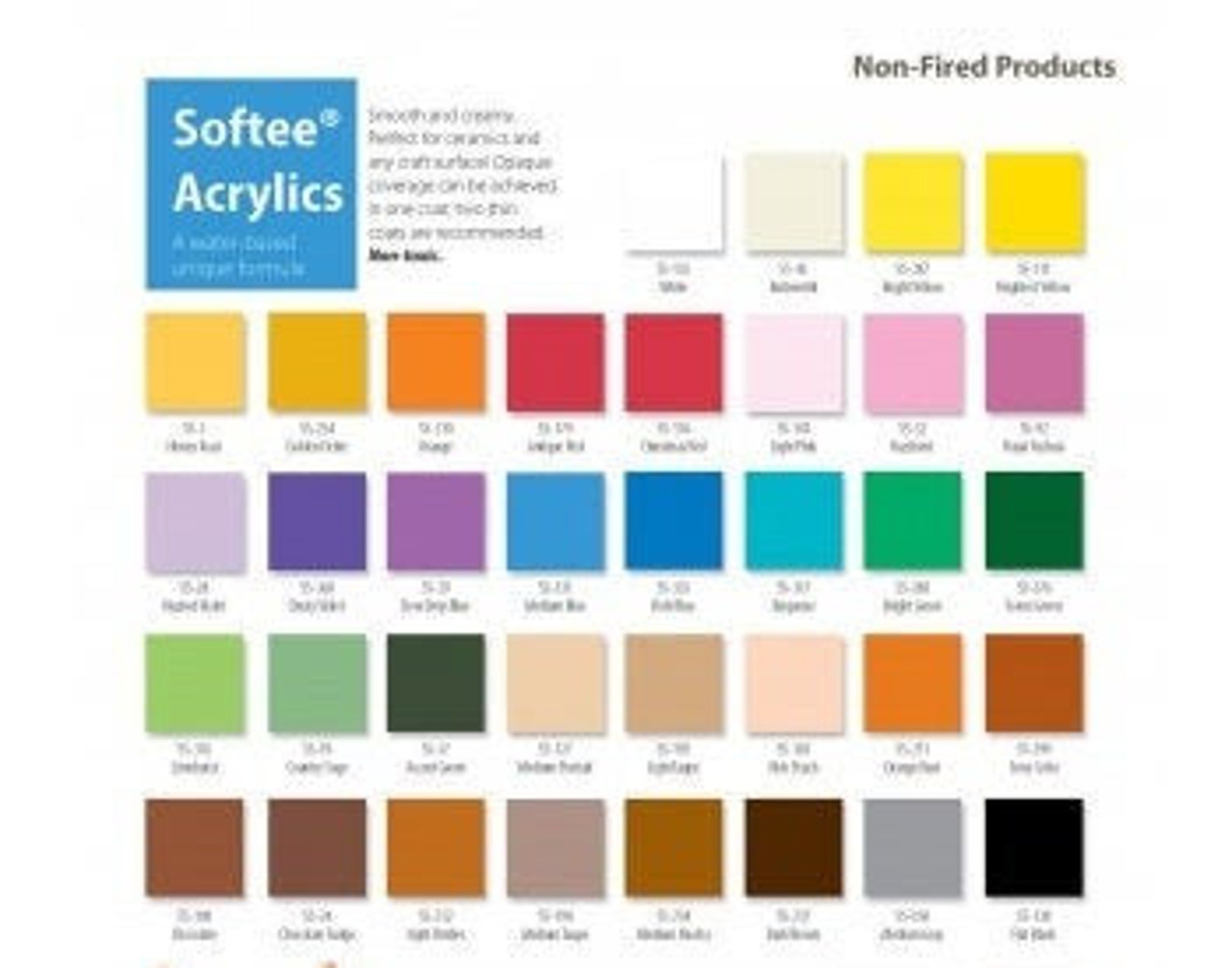 Mayco Softees Acrylic Ceramic Paint ONE BOTTLE ceramics Etsy