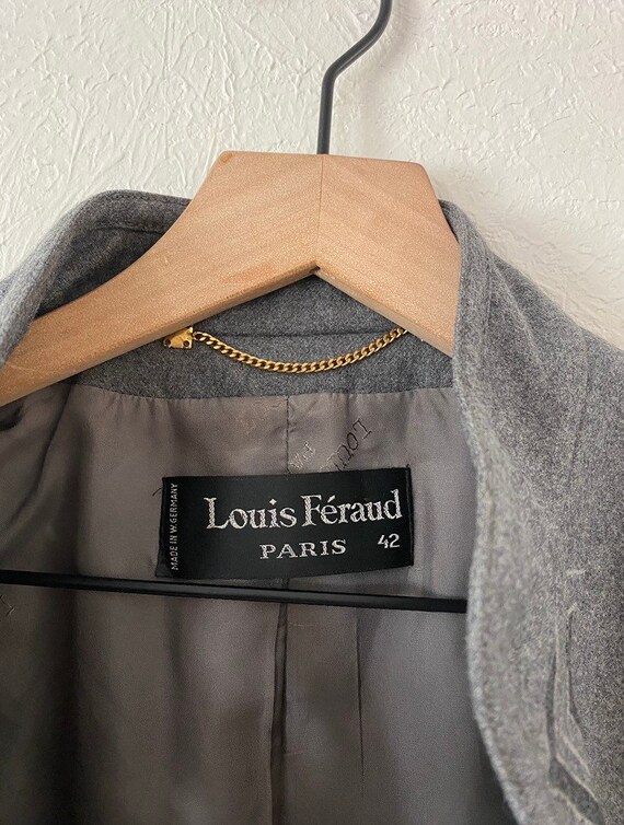 80s designer open front jacket embroidered Louis … - image 7