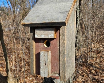 Barnwood Birdhouse, Birdhouse Outdoor, Wooden Birdhouse, Barnwood Birdhouse, Decorative Birdhouse, Rustic Birdhouses, Bird Lover Gift