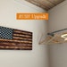 MEDIUM (13'x25'), Rustic Flag, Garden Flag, Rustic Wall Decor, Wood Flag, Wood American Flag, Wooden American Flag, Rustic American Flag 