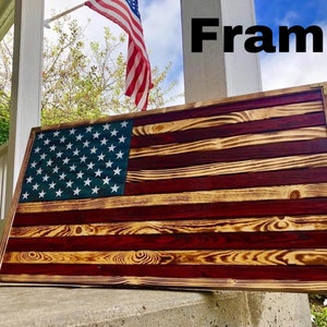 LARGE 19x36 Rustic American Flag, Wood American Flag, Pallet American Flag, Wood Flag, Wooden Flag, Wood Sign, Wood Art, Wood Working image 10