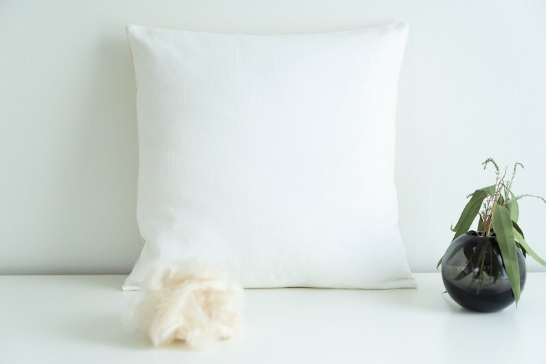 TheShortandTallCo Linen and Cotton Canvas Cushion - Thumbnail 3