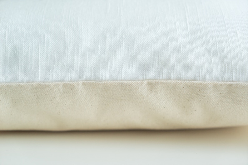 TheShortandTallCo Linen and Cotton Canvas Cushion - Thumbnail 4