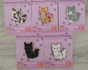 Cute Cat Hard Enamel Pins